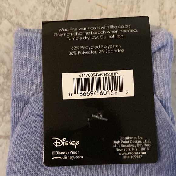 Disney Pixar Up “Adventure Is Out There” Balloons Floating House Crew Socks - Picture 4 of 5